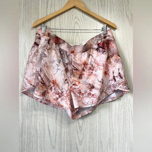 CALIA BY CARRIE UNDERWOOD pink marble print athletic shorts size XL EUC